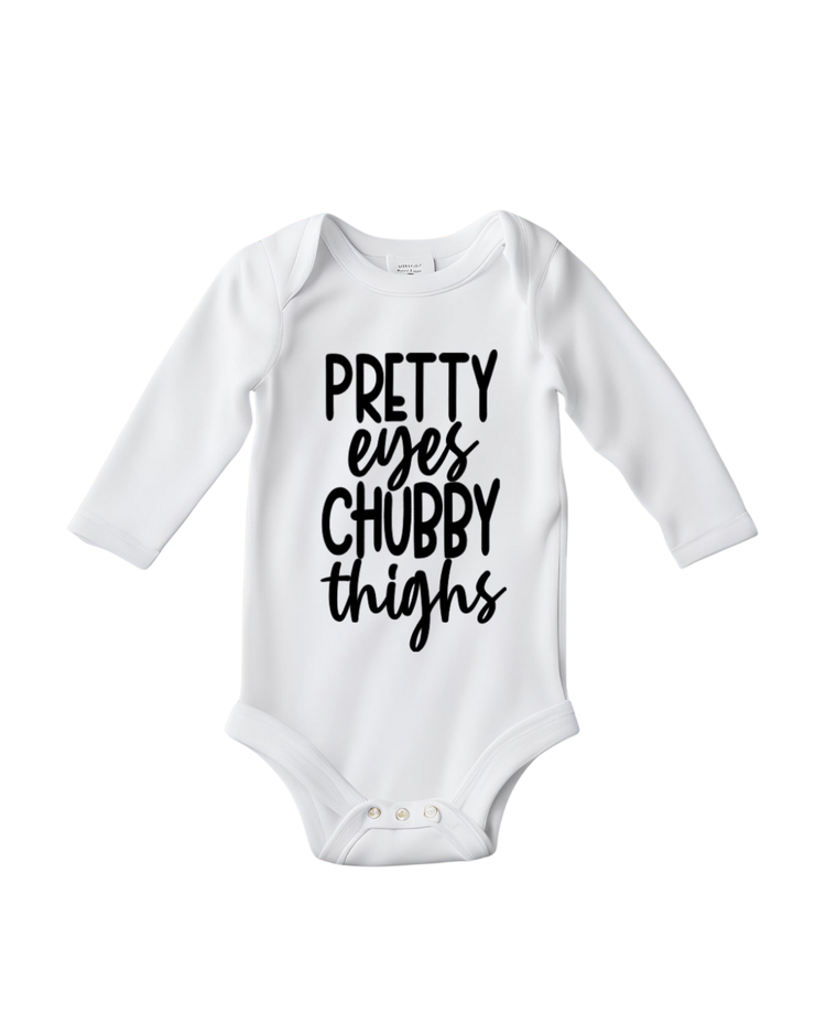 Pretty Eyes and Chubby Thighs Bodysuit
