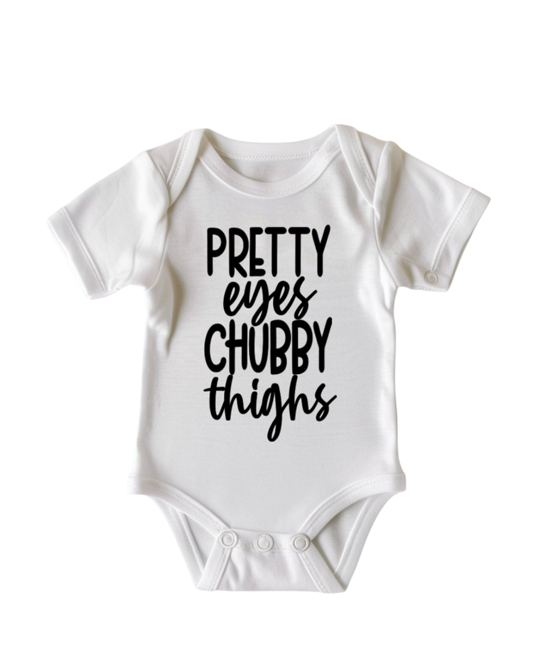 Pretty Eyes and Chubby Thighs Bodysuit