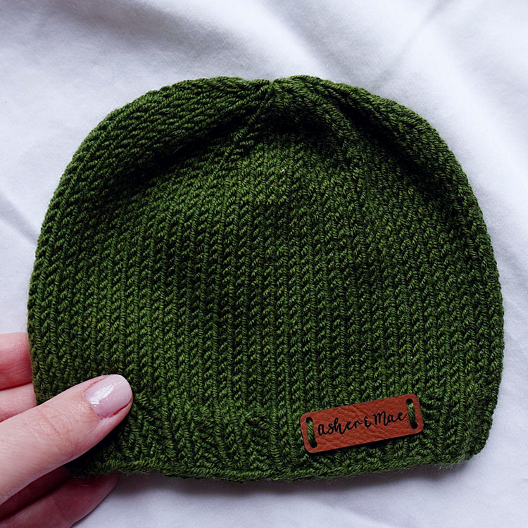 Welcome Home Hat and Sock Set – Hand-Knit Cashmere and Merino Wool Newborn Coming Home Outfit | Dark Green